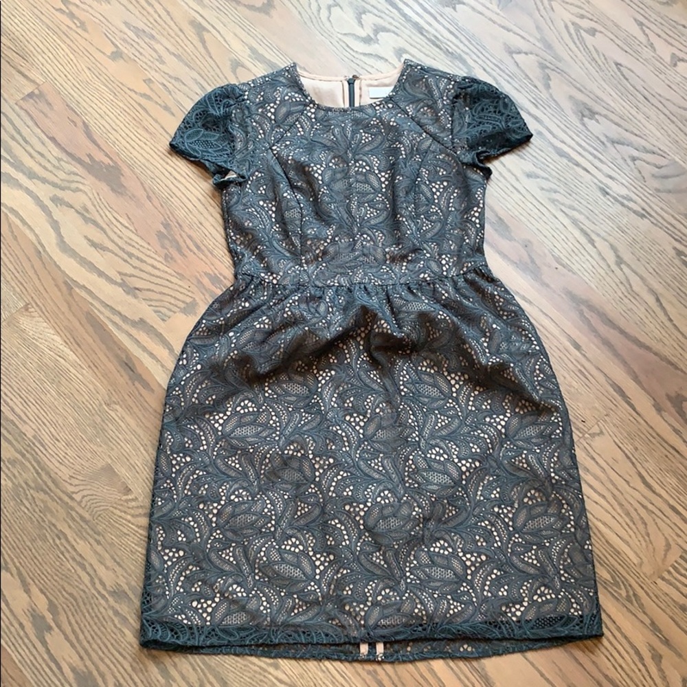 Loft muted fern green dress